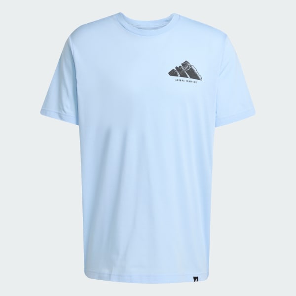 Azul Playera Graphic de entrenamiento Climacool Vintage