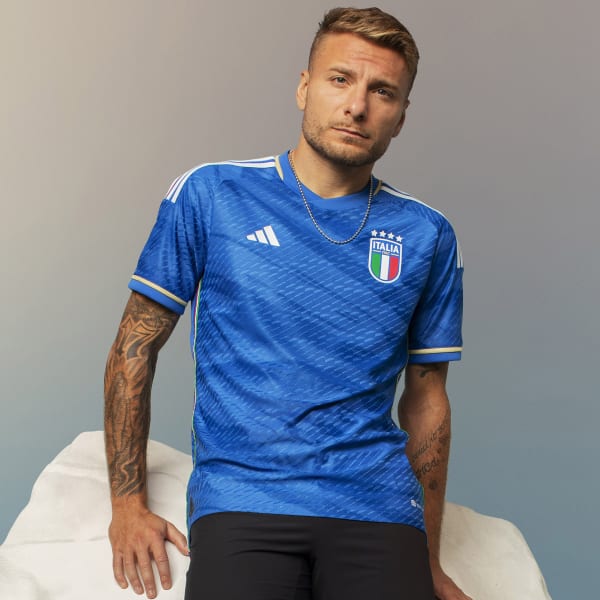 Italia 2023 Maglia Home Authentic - Blu adidas