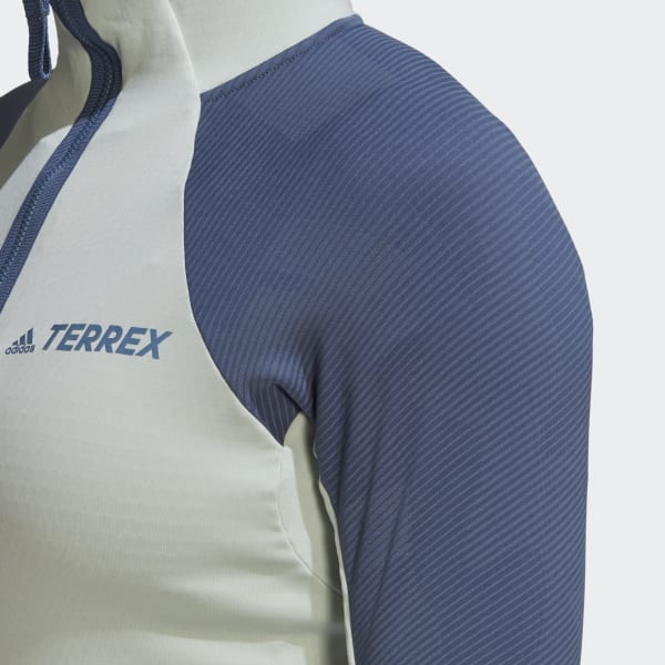 Grun TERREX Tech Flooce Hooded Hiking Fleecejacke CC806