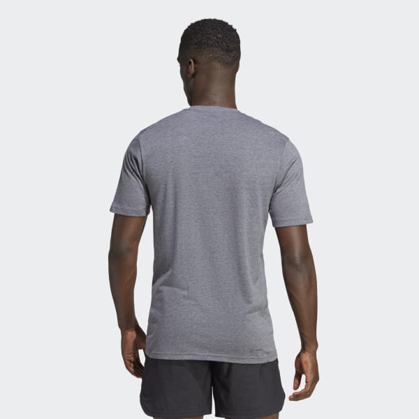 Gris Camiseta De Entrenamiento Essentials Seasonal Logo