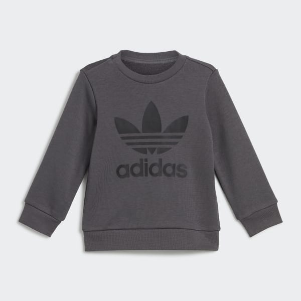 Set adidas | | Crew US Sweatshirt Grey Kids\' adidas Adicolor Lifestyle -