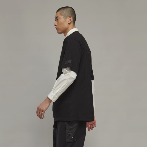 Schwarz Y-3 Crepe Jersey T-Shirt