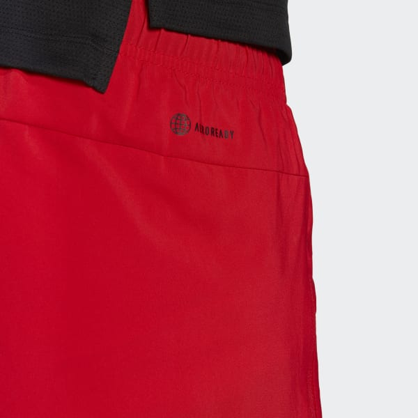Red Training Shorts P5064
