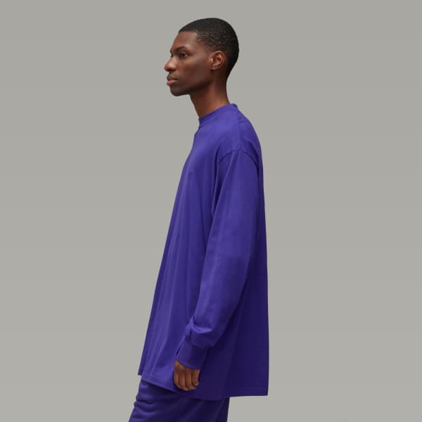 adidas Y-3 Mock Neck Tee - Purple | adidas India