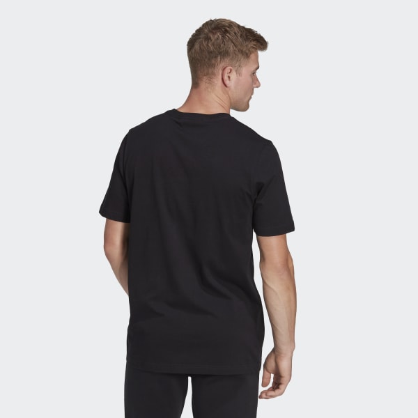Negro Camiseta Essentials Trefoil Juventus
