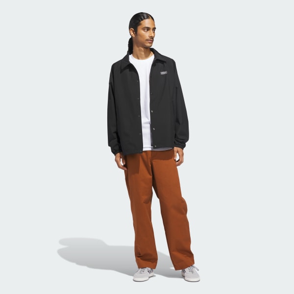 adidas SKATEBOARDING COACH JACKET - Black | Free Shipping with adiClub