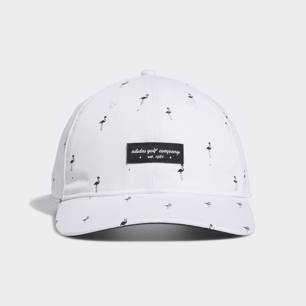 adidas Golf Flamingo-Print Hat - White 