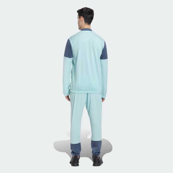 Blue COLOR BLOCK TRACKSUIT