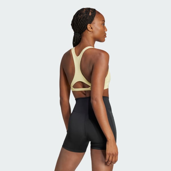 Κίτρινο Αθλητικό bra ελαφριάς υποστήριξης Aeroimpact Luxe Training