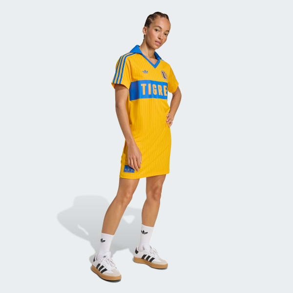 Amarillo Vestido Icons Tigres UANL