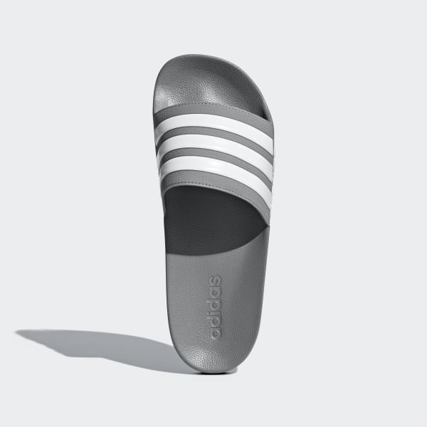 شرائح معطره للفم Men's Grey & White adilette Cloudfoam Slides | adidas US شرائح معطره للفم