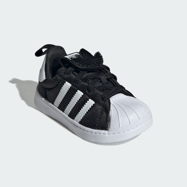 Black Superstar 360 Comfort Closure Shoes Kids