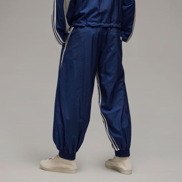 Blue Y-3 3-Stripes Nylon Shell Pants