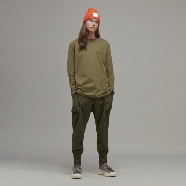 Vert T-shirt Y-3 Classic Chest Logo HBO65