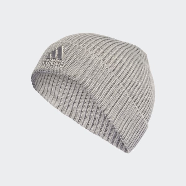 Grey Two-Colored Logo Beanie