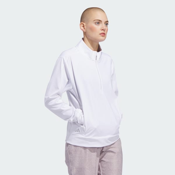 White Ultimate365 Half-Zip Layering Top