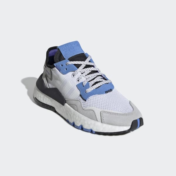 adidas nite jogger blue white