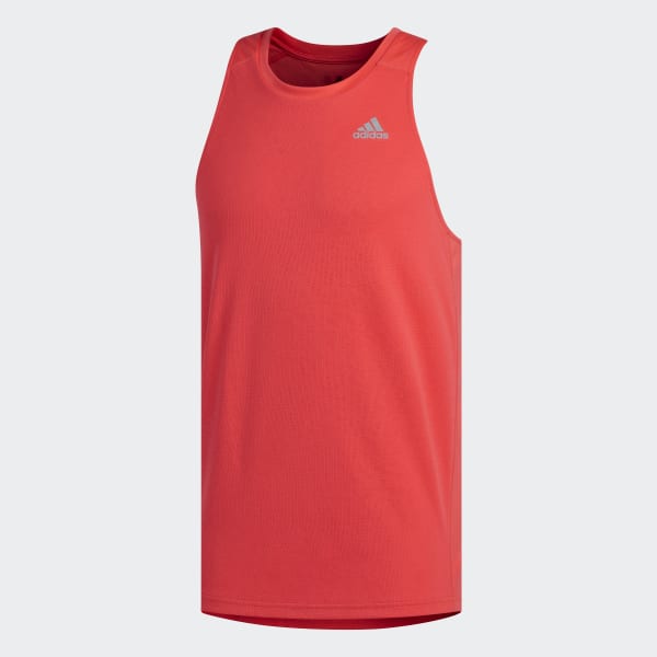 adidas Own the Run Singlet - Red 