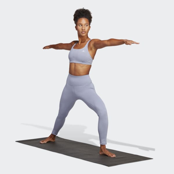 Lila adidas Yoga Studio 7/8 Leggings