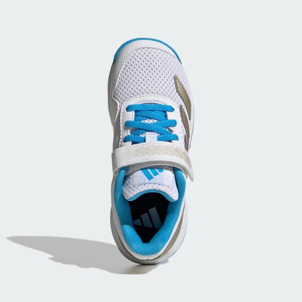 Bianco Scarpe da tennis Courtflash Hook-and-Loop Kids