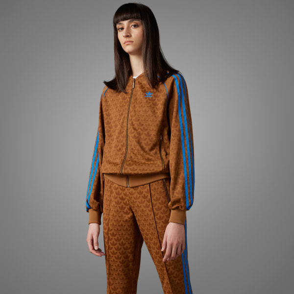 adidas Adicolor 70s SST Track Top - Brown | Women's Lifestyle | adidas US