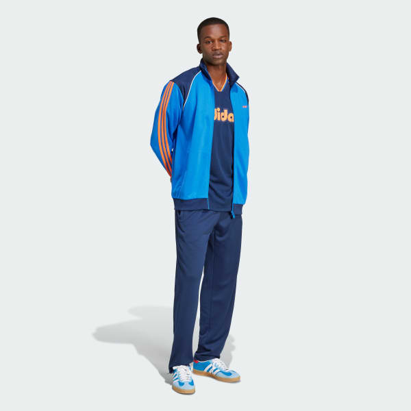 Blue Track Top