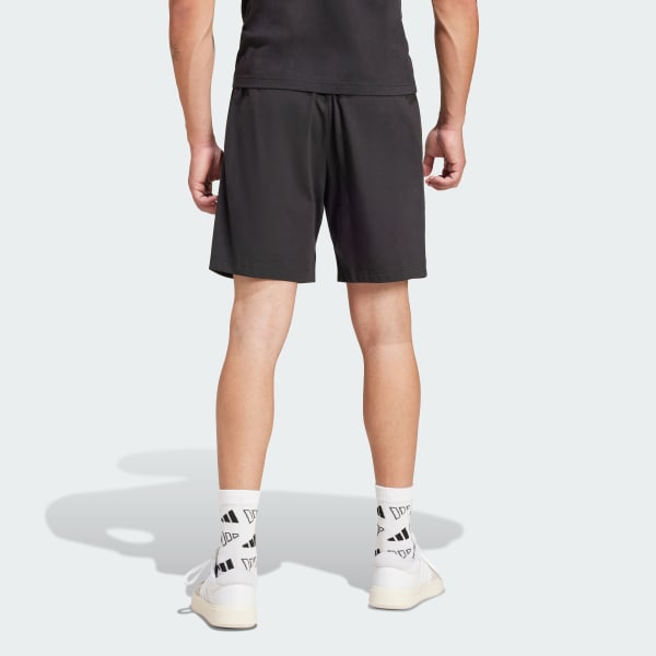 Negro Shorts Essentials Linear Single Jersey