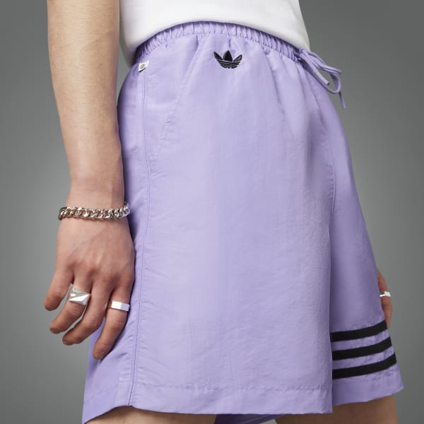 Purple Adicolor Neuclassics Shorts