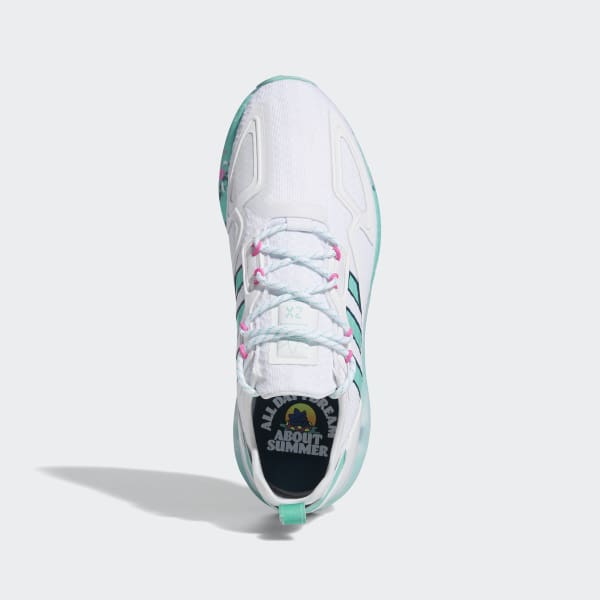 White ZX 2K Boost Shoes