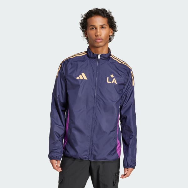 Hvit LA Galaxy Reversible Anthem Jacket