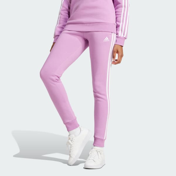 Essentials 3 Stripes Fleece Pants