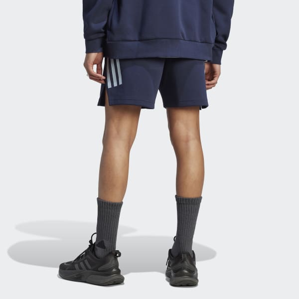 Niebieski Future Icons 3-Stripes Shorts
