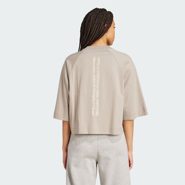 bézová Tričko Mercedes - AMG Petronas Formula One Team Premium Sweat