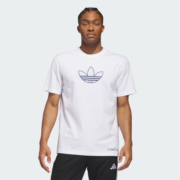 White WORLD CUP 26 ITALY AWAY GRAPHIC TEE