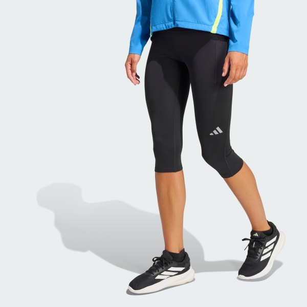 Preto Leggings 3/4 ADI365 Running Climacool