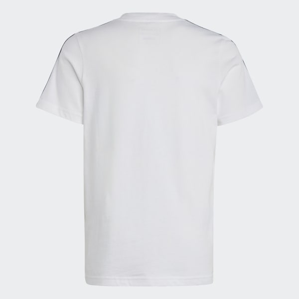 White Essentials 3-Stripes Cotton Tee