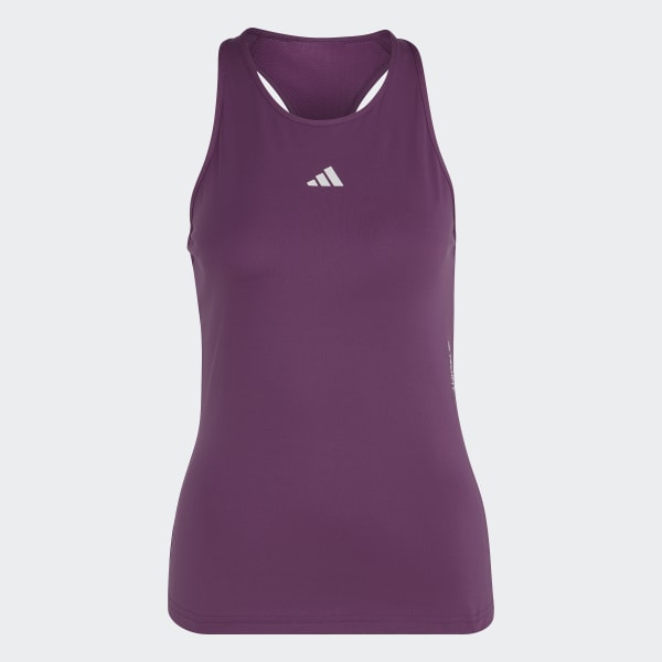 Violeta Playera sin Mangas de Entrenamiento Techfit Racer-Back IX732