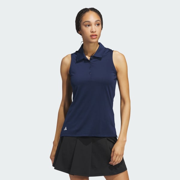 Adidas sleeveless polo shirt online