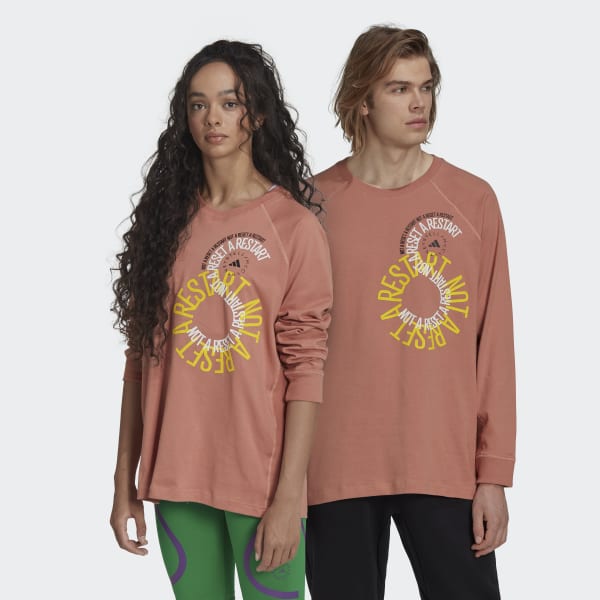 Rod adidas by Stella McCartney Long Sleeve kønsneutral T-shirt BWC67