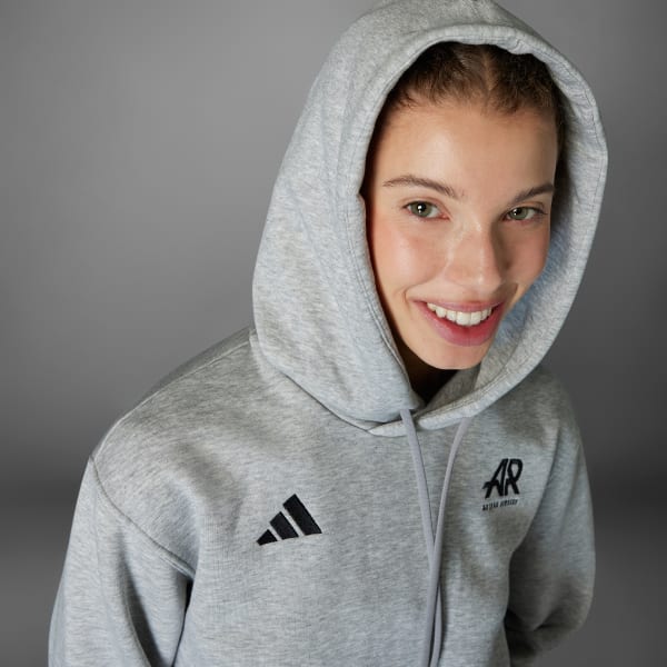 Γκρι Runners Hoodie (Gender Neutral)