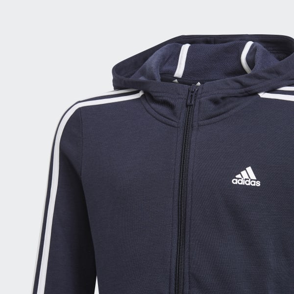 Bla Essentials 3-Stripes hættetrøje