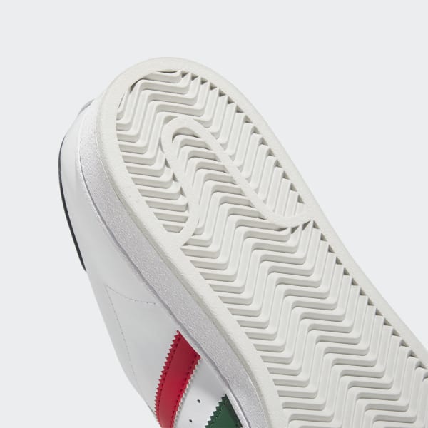 Superstar white sales green red