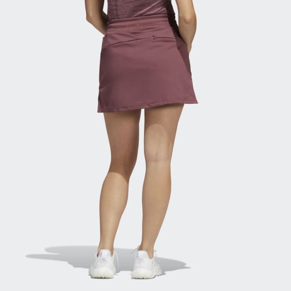 Burgundy Šortková sukňa Warp Knit Golf