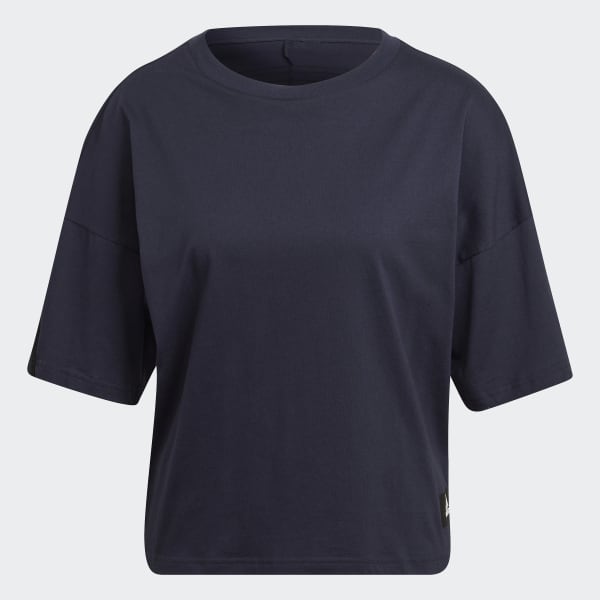 Blue adidas Sportswear Future Icons 3-Stripes Tee M1090