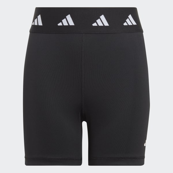 Preto Shorts Legging AEROREADY Techfit Infantil