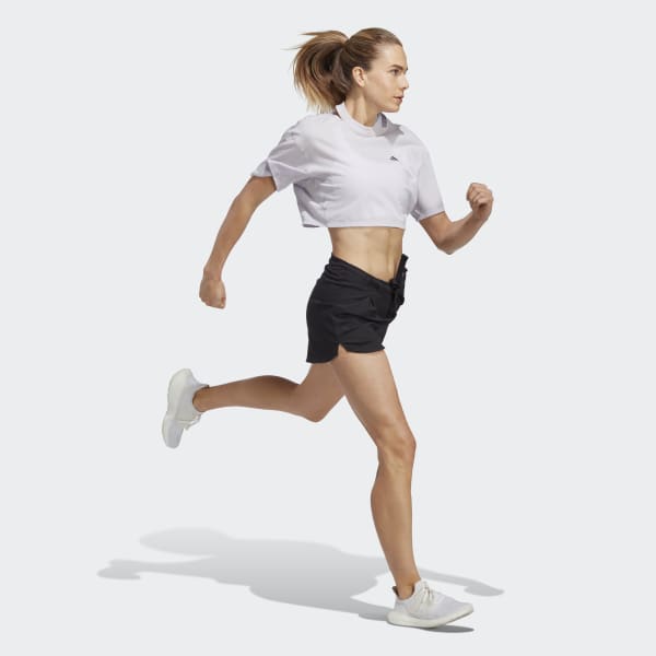Purple Run Icons Made with Nature Running Tee