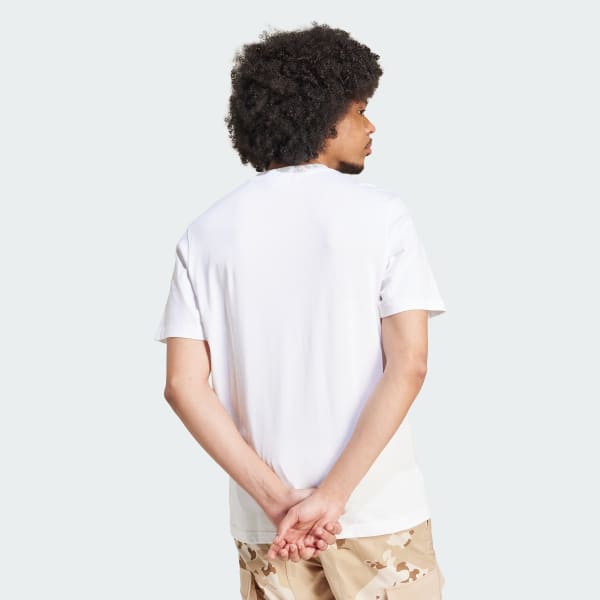 White Camo Label Tee