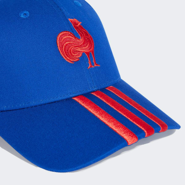 Bleu Casquette de baseball 3 bandes France