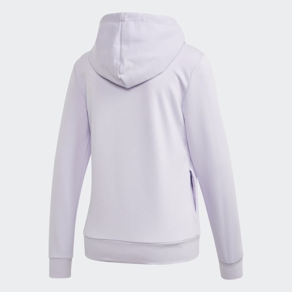 Purpura Polera con Capucha Essentials Linear