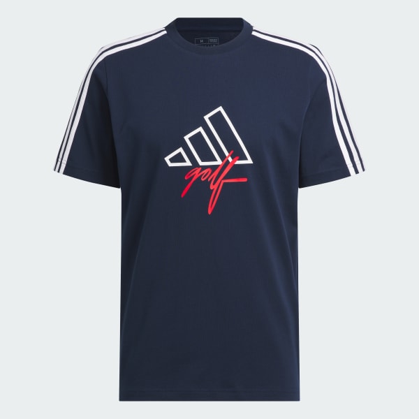 ブルー 【ゴルフ】グラフィック Tシャツ